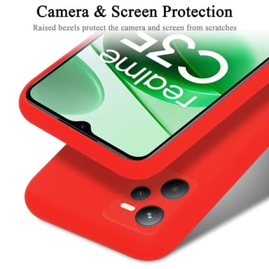 Realme C35 / Narzo 50A PRIME Skal Fodral Case (Röd)