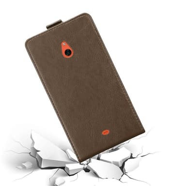 Nokia Lumia 1320 Flipfodral Skal (Brun)