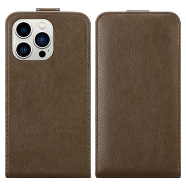 iPhone 14 PRO MAX Flipfodral Skal (Brun)