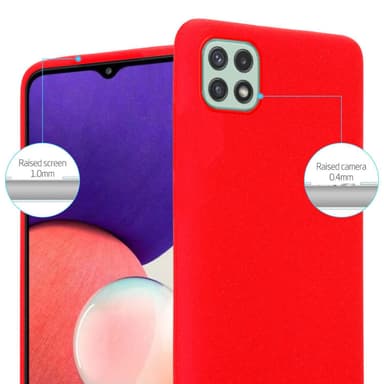 Skal Samsung Galaxy A22 5G Fodral Case (Röd)