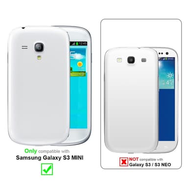 Samsung Galaxy S3 MINI Skal Fodral Case (Röd)