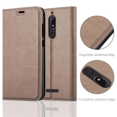 WIKO VIEW Skal Fodral Case (Brun)
