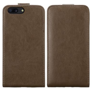 OnePlus 5 Flipfodral Skal (Brun)