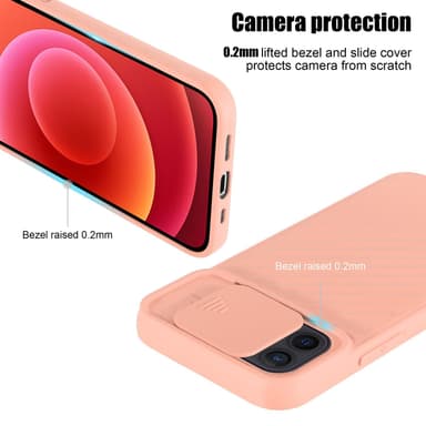 iPhone 12 MINI Skal Fodral Case (Röd)