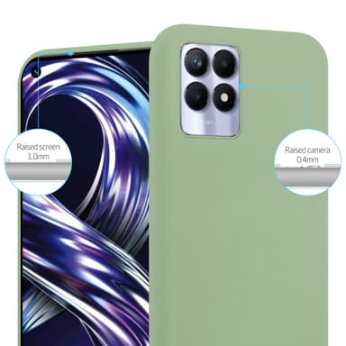 Skal Realme 8i / Narzo 50 4G Fodral Case (Grön)