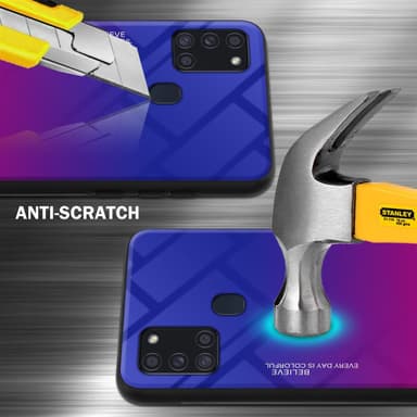 Samsung Galaxy A21s Skal Fodral Case (Svart)