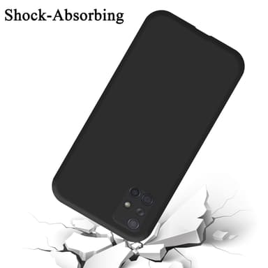 Samsung Galaxy A71 4G Skal Fodral Case (Svart)