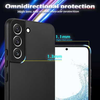 Samsung Galaxy S22 Skal Fodral Case (Svart)