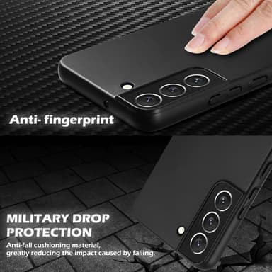 Samsung Galaxy S22 Skal Fodral Case (Svart)