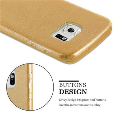 Samsung Galaxy S6 EDGE Skal Fodral Case (Guld)
