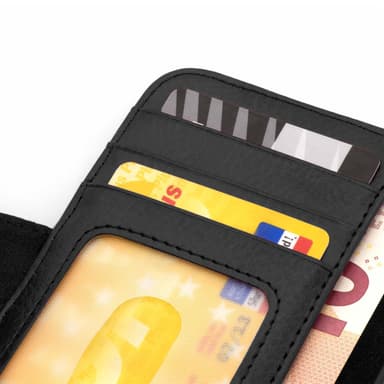 iPhone 13 PRO MAX Plånboksfodral Skal (Svart)