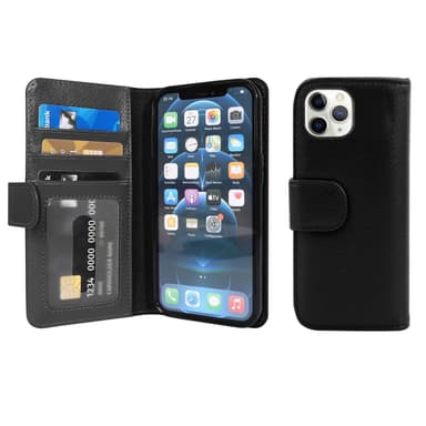iPhone 13 PRO MAX Plånboksfodral Skal (Svart)