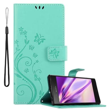 Sony Xperia XZ1 Plånboksfodral Skal (Turkos)