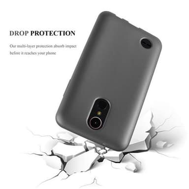 Skal LG K10 2017 Fodral Case (Grå)