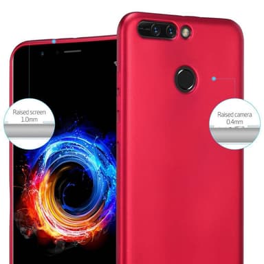 Skal Honor 8 PRO Fodral Case (Röd)