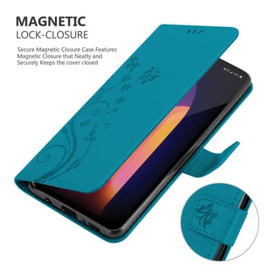 LG V60 ThinQ Plånboksfodral Skal (Blå)