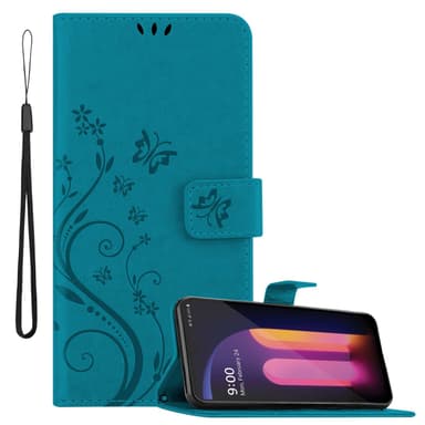 LG V60 ThinQ Plånboksfodral Skal (Blå)