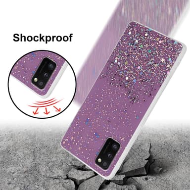 Samsung Galaxy A41 Skal Fodral Case (Lila)