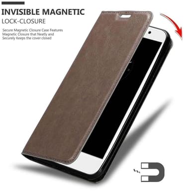 Huawei Enjoy 7 PLUS Skal Fodral Case (Brun)