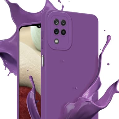 Samsung Galaxy A12 / M12 Skal Fodral Case (Lila)