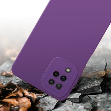 Samsung Galaxy A12 / M12 Skal Fodral Case (Lila)