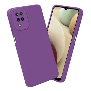 Samsung Galaxy A12 / M12 Skal Fodral Case (Lila)