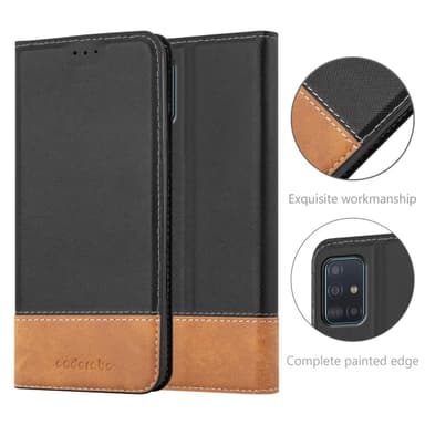 Samsung Galaxy A51 4G / M40s Skal Fodral Case (Svart)
