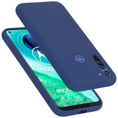 Motorola MOTO G8 Skal Fodral Case (Blå)