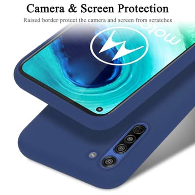 Motorola MOTO G8 Skal Fodral Case (Blå)