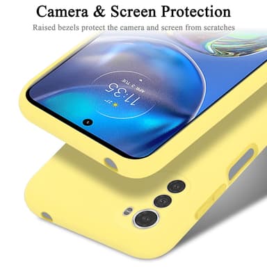 Motorola MOTO E32 4G / E32S Skal Fodral Case (Gul)