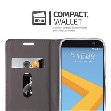HTC ONE M10 Plånboksfodral Skal (Blå)