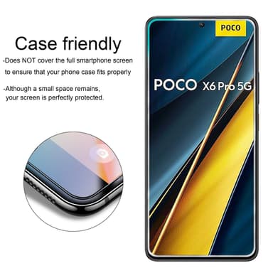Xiaomi Poco X6 Pro Skyddsglas Skyddsfilm Skärmskydd