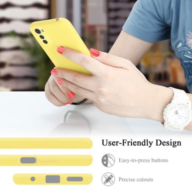 Motorola MOTO E32 4G / E32S Skal Fodral Case (Gul)