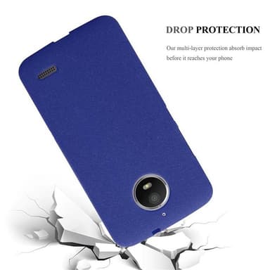 Skal Motorola MOTO E4 Fodral Case (Blå)