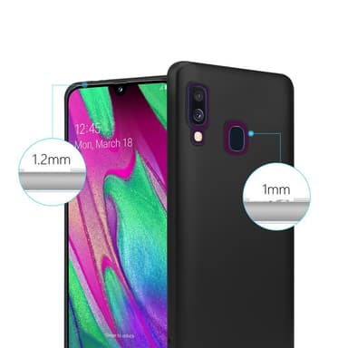 Skal Samsung Galaxy A40 Fodral Case (Svart)