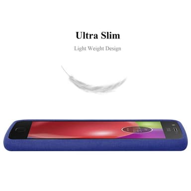 Skal Motorola MOTO E4 Fodral Case (Blå)