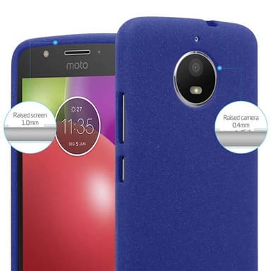 Skal Motorola MOTO E4 Fodral Case (Blå)