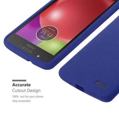 Skal Motorola MOTO E4 Fodral Case (Blå)