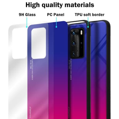 Huawei P40 PRO / P40 PRO+ Skal Fodral Case (Svart)
