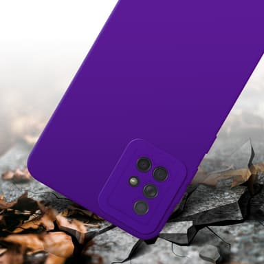 Samsung Galaxy A71 4G Skal Fodral Case (Lila)
