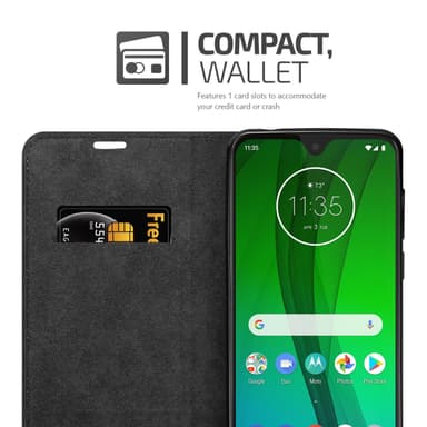 Motorola MOTO G7 / G7 PLUS Skal Fodral Case (Grå)