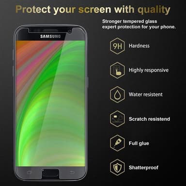 Samsung Galaxy S7 3x Skyddsglas Skyddsfilm Skärmskydd