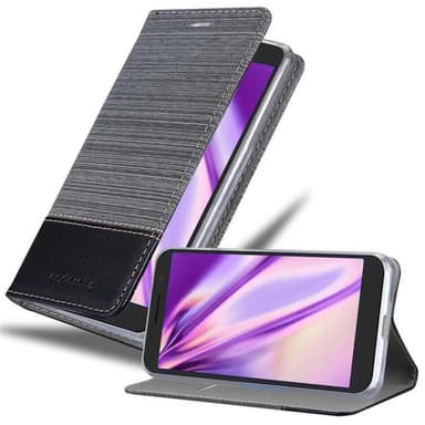 Alcatel 1 2019 Plånboksfodral Skal (Grå)