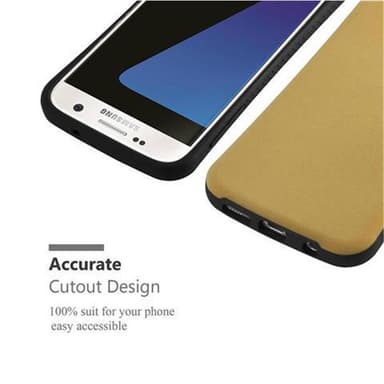 Samsung Galaxy S7 Skal Fodral Case (Brun)