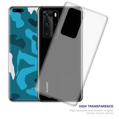 Huawei P40 Skal Fodral Case (Transparent)