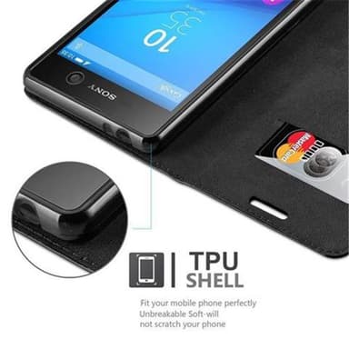 Sony Xperia M5 Skal Fodral Case (Svart)