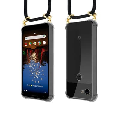 Google PIXEL 3A XL Skal Fodral Kedja (Svart)