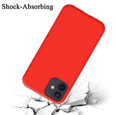 iPhone 12 MINI Skal Fodral Case (Röd)