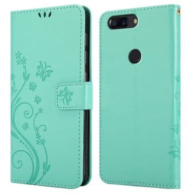 OnePlus 5T Plånboksfodral Skal (Turkos)