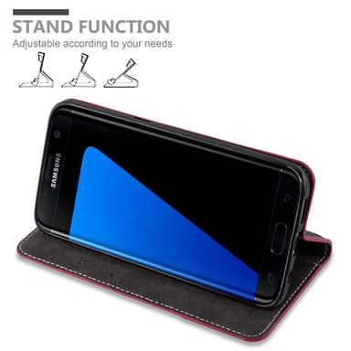 Samsung Galaxy S7 EDGE Skal Fodral Case (Röd)